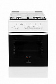Плита газовая GRETA 1470 модель GG 5072 CG 38(W) белый (чугун.реш, стекл.кр)