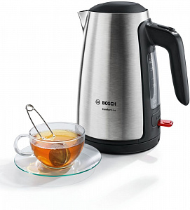 Чайник BOSCH TWK 6A813 нерж.сталь/черный