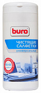 Салфетки BURO BU-Tmix универсальные туба 65шт влажных + 65шт сухих