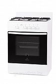Плита газовая GRETA 600 модель GG 6070 CF 38(W) белый (щиток, чугун)