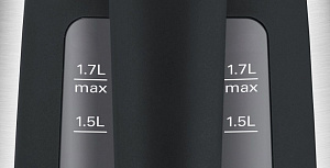 Чайник BOSCH TWK 6A813 нерж.сталь/черный
