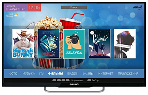 Телевизор LED ASANO 43LU8030S Smart 4K черный