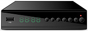 Цифровой ресивер DVB-T2/C СИГНАЛ HD-350 черный металл, дисплей DOLBY DIGITAL, HEVC