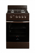 Плита газовая GRETA 1470 модель GG 5070 MF 23(B) коричневый (щиток)