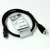Кабель HDMI-MicroHDMI 1.0 м, TV-COM 1.4V